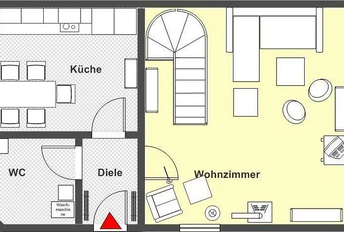 アパート Haus Fuenfschlaefer ドレッシュヴィッツ